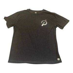 Vuori Peleton Men’s Strato Tech Tee Sz XL Gray/Black Heathered